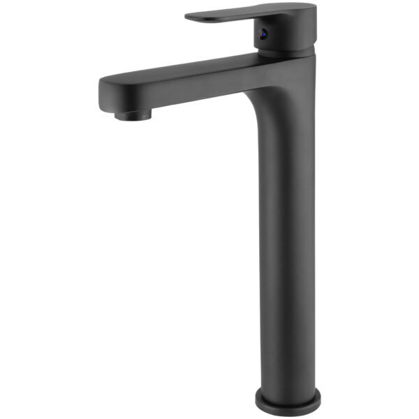 Grifo de lavabo alto serie "Guarda" negro